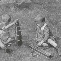 Illustrations for the series of articles by Clara Grunwald on Montessori education published in the journal Das Schulhaus, 1921 - T. Müller, R. Schneider, <em>Lehrmaterialien 1913-1935. Möbel und Architektur. Techning Meterials 1913-1935. Furniture and Architecture</em>, München, Prestel Verlag, 2002, p.46$$$382