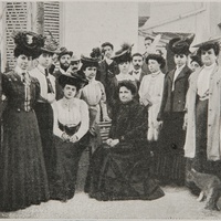 Una lezione di antropologia all’Università di Roma al “Corso di perfezionamento per i licenziati delle scuole normali”, detto anche “Scuola pedagogica”, istituito presso la Facoltà di Lettere all'Università di Roma, 1906 (<i>La nuova Scuola pedagogica a Roma</i>, in “L’Illustrazione Italiana”, 21 luglio 1907, p. 55, Biblioteca ONM).$$$49