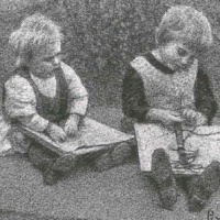 Illustrations for the series of articles by Clara Grunwald on Montessori education published in the journal Das Schulhaus, 1921 - T. Müller, R. Schneider, <em>Lehrmaterialien 1913-1935. Möbel und Architektur. Techning Meterials 1913-1935. Furniture and Architecture</em>, München, Prestel Verlag, 2002, p.46$$$384